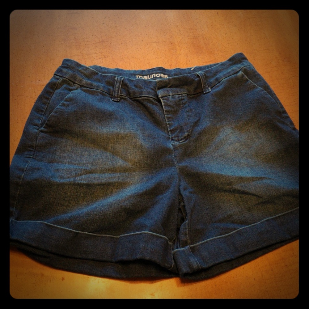 Maurice's jean shorts
